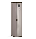 Suncast BMC5800 72 in. X 15 in. X 20 in 2-Shelf Resin Tall Storage Locker in Platinum