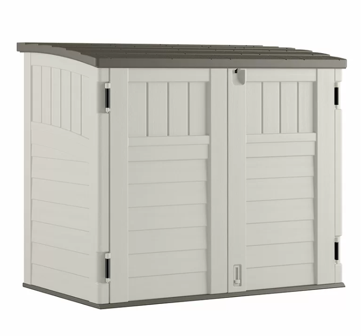 Suncast BMS2500 2 ft. 8 in. x 4 ft. 5 in. x 3 ft. 9.5 in. Resin Horizontal Storage Shed